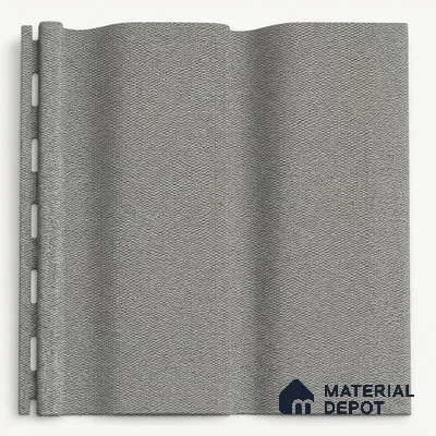 Linen Grey 10 ft x 0.89 ft (3060x270 mm) Wave Design Interior & Exterior Wall & Ceiling Panel - 16 mm | Suitable for Balcony, Facade & Open Area | Width is Subjected to 5% Variation