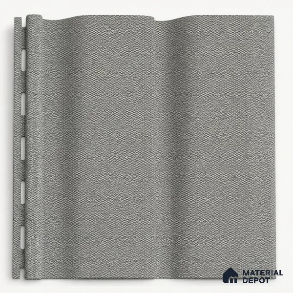 Linen Grey 10 ft x 0.89 ft (3060x270 mm) Wave Design Interior & Exterior Wall & Ceiling Panel - 16 mm | Suitable for Balcony, Facade & Open Area | Width is Subjected to 5% Variation