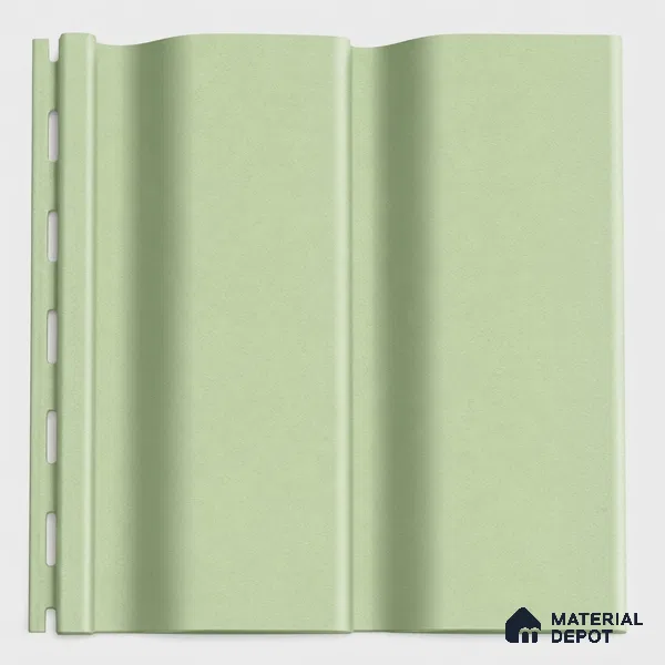 Mint Green 10 ft x 0.89 ft (3060x270 mm) Wave Pastel Design Interior & Exterior Wall & Ceiling Panel - 16 mm | Suitable for Balcony, Facade & Open Area | Width is Subjected to 5% Variation