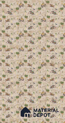 Beige Digital look LM 23940 Abhyaranya Miniature Traditions 8 ft x 4 ft Texture Finish Decorative Laminate - 1 mm | Suitable for Living room,TV Unit, Highlighter Wall, Wardrobe, Feature Wall