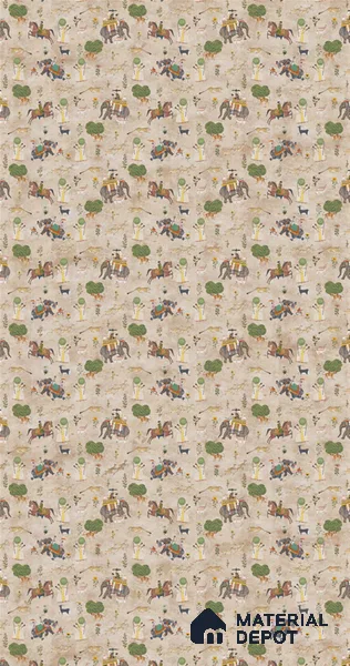 Beige Digital look LM 23940 Abhyaranya Miniature Traditions 8 ft x 4 ft Texture Finish Decorative Laminate - 1 mm | Suitable for Living room,TV Unit, Highlighter Wall, Wardrobe, Feature Wall