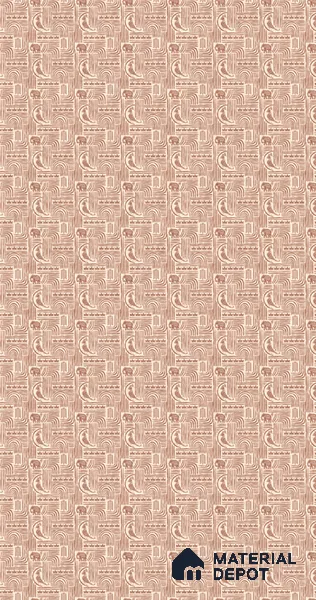 Brown Digital look LM 23942 Matikala Lippan Art 8 ft x 4 ft Texture Finish Decorative Laminate - 1.25 mm | Suitable for Living room,TV Unit, Highlighter Wall, Wardrobe, Feature Wall