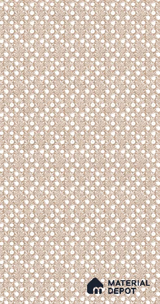 Brown Digital look LM 23947 Anarika Kalamkari Art 8 ft x 4 ft Texture Finish Decorative Laminate - 1 mm | Suitable for Living room,TV Unit, Highlighter Wall, Wardrobe, Feature Wall