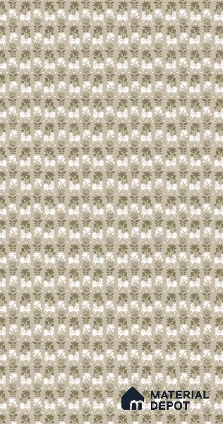 Green Digital look LM 23948 Gaukala Pichwai Art 8 ft x 4 ft Texture Finish Decorative Laminate - 1 mm | Suitable for Living room,TV Unit, Highlighter Wall, Wardrobe, Feature Wall
