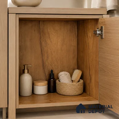 Wooden Look Liner Laminate LM 23955 8 x 4 ft Suede Finish - 0.72 mm | Ideal For Wardrobes | Matching Edgeband - EB 01706