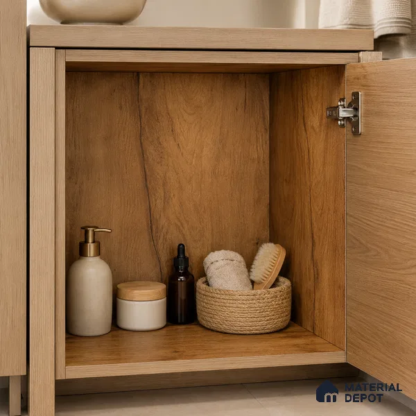 Wooden Look Liner Laminate LM 23955 8 x 4 ft Suede Finish - 0.72 mm | Ideal For Wardrobes | Matching Edgeband - EB 01706