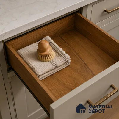 Wooden Look Liner Laminate LM 23955 8 x 4 ft Suede Finish - 0.72 mm | Ideal For Wardrobes | Matching Edgeband - EB 01706