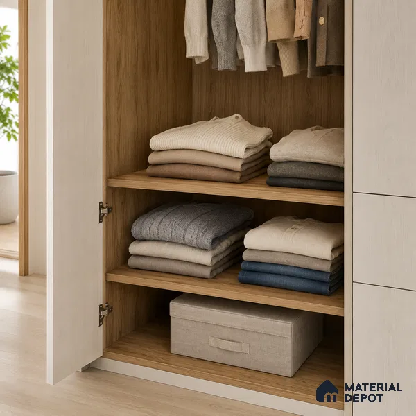 Wooden Look Liner Laminate LM 23957 B 8 x 4 ft Suede Finish - 0.8 mm | Ideal For Wardrobes | Matching Edgeband - EB 01707