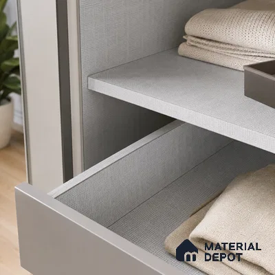 Fabric Liner Laminate LM 23959 8 x 4 ft Suede Finish - 0.72 mm | Ideal For Wardrobes | Matching Edgeband - EB 01703