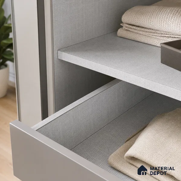 Fabric Liner Laminate LM 23959 8 x 4 ft Suede Finish - 0.72 mm | Ideal For Wardrobes | Matching Edgeband - EB 01703