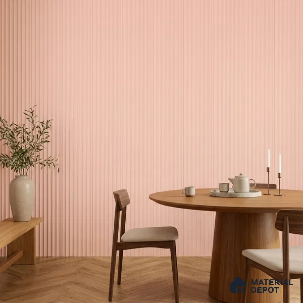 Apricot Plain Colour Look PN 00625 8 ft x 4 inch Charcoal Panel - 11 mm | Suitable for Feature Wall, TV Unit & Living Room | Width is Subjected to 5% Variation