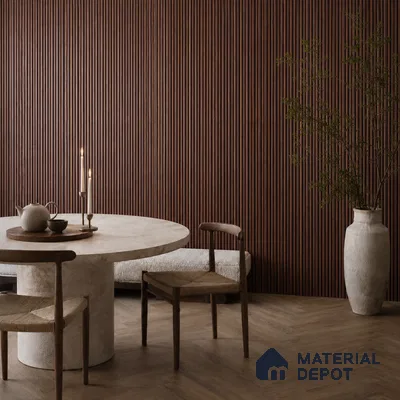 Wooden Look PN 06799 8 ft x 4.9 inch Charcoal Panel - 12 mm | Suitable for Living Room, Bedroom & TV Cabinet | Width is Subjected to 5% Variation