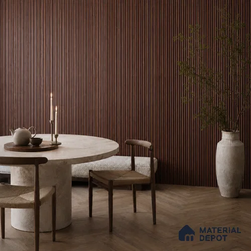 Wooden Look PN 06799 8 ft x 4.9 inch Charcoal Panel - 12 mm | Suitable for Living Room, Bedroom & TV Cabinet | Width is Subjected to 5% Variation