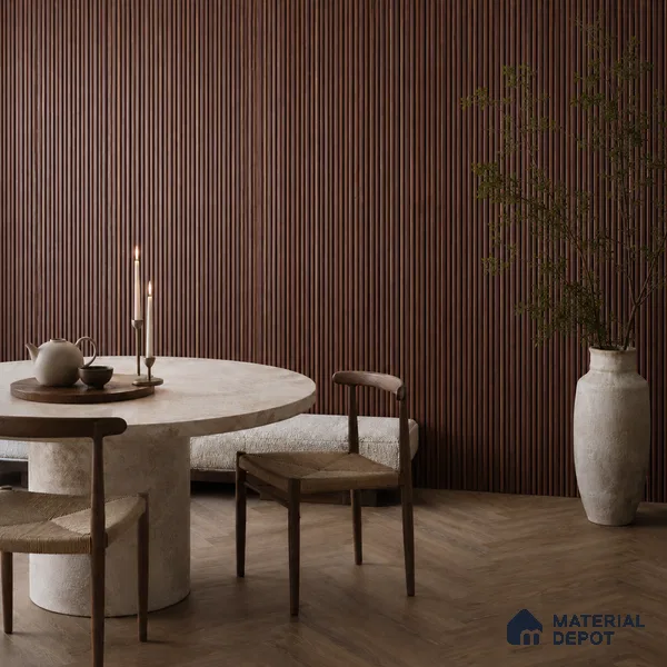 Wooden Look PN 06799 8 ft x 4.9 inch Charcoal Panel - 12 mm | Suitable for Living Room, Bedroom & TV Cabinet | Width is Subjected to 5% Variation