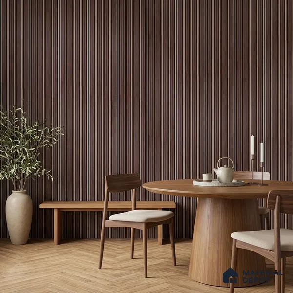 Wooden Look PN 06800 8 ft x 4.9 inch Charcoal Panel - 12 mm | Suitable for Living Room, Bedroom & TV Cabinet | Width is Subjected to 5% Variation