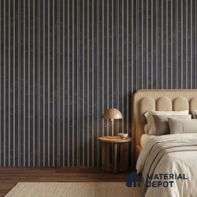 Graphite Black Marble Look PN 06801 8 ft x 4.9 inch Charcoal Panel - 12 mm | Suitable for Living Room, Bedroom & TV Cabinet | Width is Subjected to 5% Variation