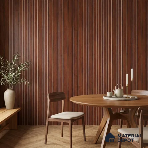 Wooden Look PN 06831 9.2 ft x 4.9 inch Charcoal Panel - 12 mm | Suitable for Living Room, Bedroom & TV Cabinet | Width is Subjected to 5% Variation