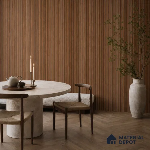 Wooden Look PN 06832 9.2 ft x 4.9 inch Charcoal Panel - 12 mm | Suitable for Living Room, Bedroom & TV Cabinet | Width is Subjected to 5% Variation