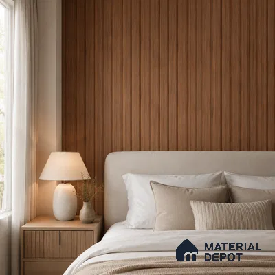 Wooden Look PN 06838 9.2 ft x 4.9 inch Charcoal Panel - 12 mm | Suitable for Living Room, Bedroom & TV Cabinet | Width is Subjected to 5% Variation