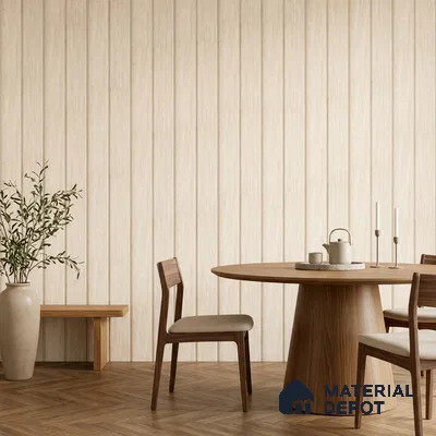 Antique Ivory Marble Look PN 06859 9.2 ft x 7.8 inch Charcoal Panel - 16 mm | Suitable for Living Room, Bedroom & TV Cabinet | Width is Subjected to 5% Variation