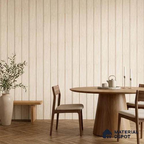 Antique Ivory Marble Look PN 06859 9.2 ft x 7.8 inch Charcoal Panel - 16 mm | Suitable for Living Room, Bedroom & TV Cabinet | Width is Subjected to 5% Variation
