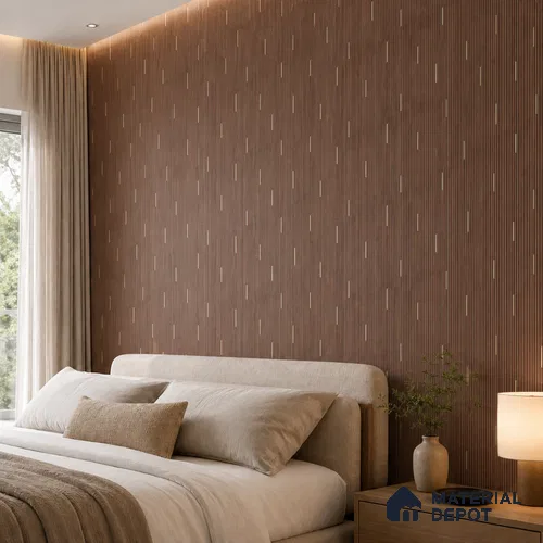 Wooden Look PN 07016 9.5 ft x 12 inch Charcoal Panel - 6 mm | Suitable for Feature Wall, TV Unit & Living Room | Width is Subjected to 5% Variation