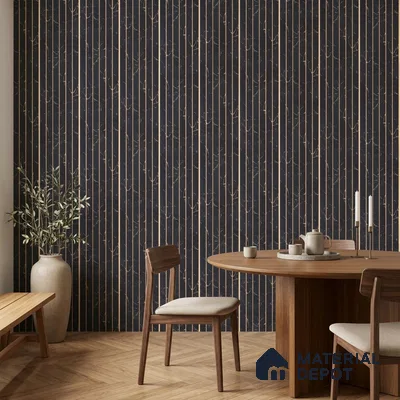 Graphite Grey Marble Look PN 07046 9.5 ft x 7.8 inch Charcoal Panel - 6 mm | Suitable for Feature Wall, TV Unit & Living Room | Width is Subjected to 5% Variation