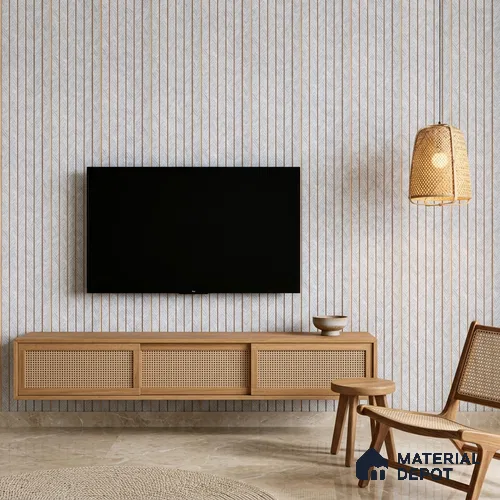 Dove Grey Patterned Look PN 07047 9.5 ft x 7.8 inch Charcoal Panel - 6 mm | Suitable for Feature Wall, TV Unit & Living Room | Width is Subjected to 5% Variation