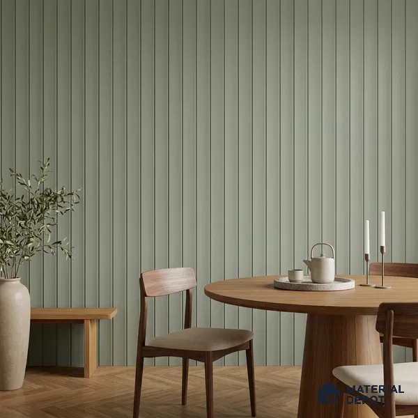 Smoke Grey Plain Colour Look PN 07068 9.5 ft x 9.8 inch Charcoal Panel - 10 mm | Suitable for Feature Wall, TV Unit & Living Room | Width is Subjected to 5% Variation