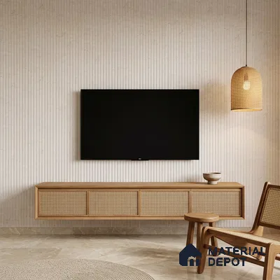 Dove Grey Marble Look PN 07113 9.5 ft x 6 inch Charcoal Panel - 6 mm | Suitable for Feature Wall, TV Unit & Living Room | Width is Subjected to 5% Variation