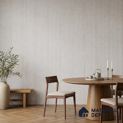 Dove Grey Marble Look PN 07113 9.5 ft x 6 inch Charcoal Panel - 6 mm | Suitable for Feature Wall, TV Unit & Living Room | Width is Subjected to 5% Variation