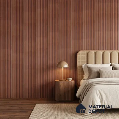 Wooden Look PN 07134 9.5 ft x 6 inch Charcoal Panel - 6 mm | Suitable for Feature Wall, TV Unit & Living Room | Width is Subjected to 5% Variation