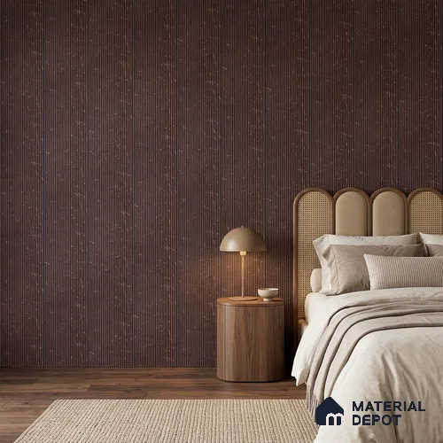 Wooden Look PN 07135 9.5 ft x 6 inch Charcoal Panel - 6 mm | Suitable for Feature Wall, TV Unit & Living Room | Width is Subjected to 5% Variation