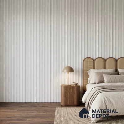 Dove Grey Plain Colour Look PN 07162 9.5 ft x 4.7 inch Charcoal Panel - 11 mm | Suitable for Feature Wall, TV Unit & Living Room | Width is Subjected to 5% Variation