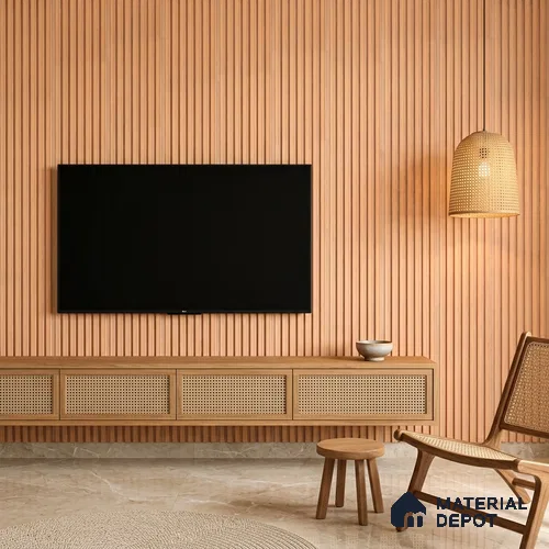 Wooden Look PN 07389 8 ft x 9.6 inch PVC Panel - 10 mm | Suitable for Living Room, Bedroom & Office | Width is Subjected to 5% Variation