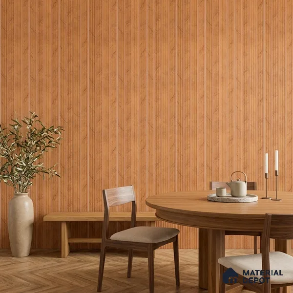 Wooden Look PN 07391 8 ft x 9.6 inch PVC Panel - 10 mm | Suitable for Living Room, Bedroom & Office | Width is Subjected to 5% Variation