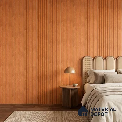 Wooden Look PN 07398 8 ft x 9.6 inch PVC Panel - 10 mm | Suitable for Living Room, Bedroom & Office | Width is Subjected to 5% Variation