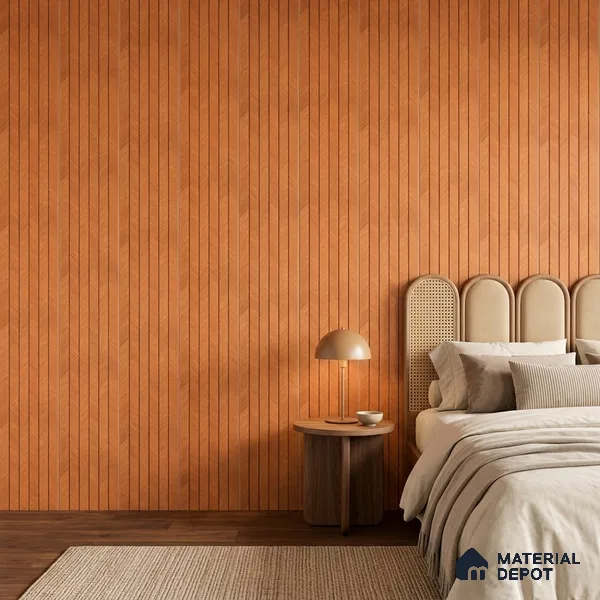 Wooden Look PN 07398 8 ft x 9.6 inch PVC Panel - 10 mm | Suitable for Living Room, Bedroom & Office | Width is Subjected to 5% Variation