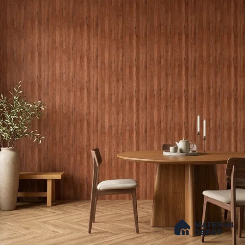 Wooden Look PN 07406 8 ft x 12 inch PVC Panel - 10 mm | Suitable for Living Room, Bedroom & Office | Width is Subjected to 5% Variation