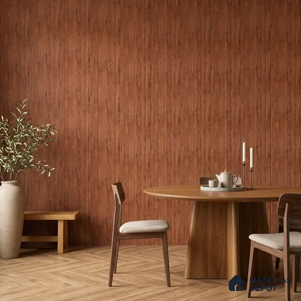 Wooden Look PN 07406 8 ft x 12 inch PVC Panel - 10 mm | Suitable for Living Room, Bedroom & Office | Width is Subjected to 5% Variation