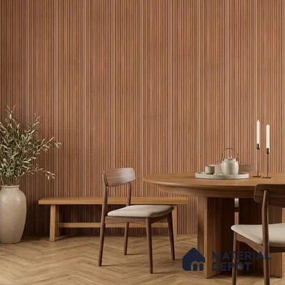 Wooden Look PN 07449 8 ft x 4.8 inch PVC Panel - 10 mm | Suitable for Living Room, Bedroom & Office | Width is Subjected to 5% Variation