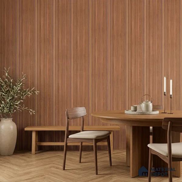 Wooden Look PN 07449 8 ft x 4.8 inch PVC Panel - 10 mm | Suitable for Living Room, Bedroom & Office | Width is Subjected to 5% Variation