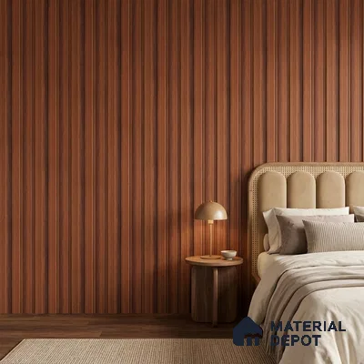 Wooden Look PN 07457 8 ft x 4.8 inch PVC Panel - 10 mm | Suitable for Living Room, Bedroom & Office | Width is Subjected to 5% Variation