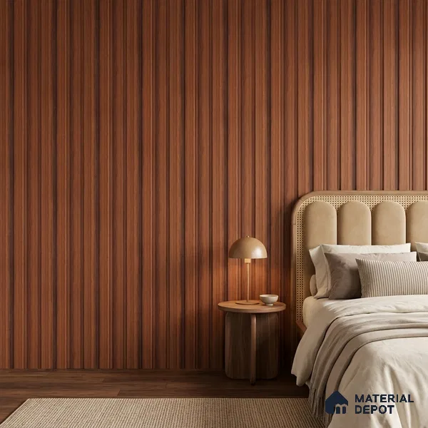 Wooden Look PN 07457 8 ft x 4.8 inch PVC Panel - 10 mm | Suitable for Living Room, Bedroom & Office | Width is Subjected to 5% Variation