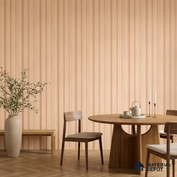 Wooden Look PN 07458 8 ft x 4.8 inch PVC Panel - 10 mm | Suitable for Living Room, Bedroom & Office | Width is Subjected to 5% Variation