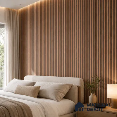 Wooden Look PN 07463 8 ft x 4.8 inch PVC Panel - 10 mm | Suitable for Living Room, Bedroom & Office | Width is Subjected to 5% Variation