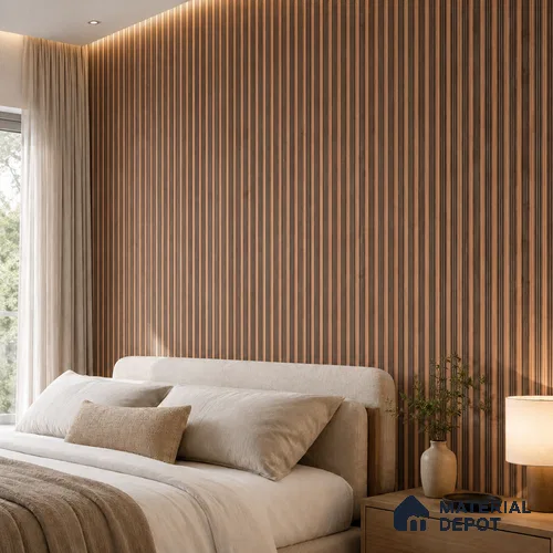 Wooden Look PN 07463 8 ft x 4.8 inch PVC Panel - 10 mm | Suitable for Living Room, Bedroom & Office | Width is Subjected to 5% Variation