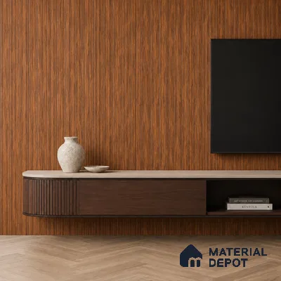 Wooden Look PN 07504 8 ft x 6 inch PVC Panel - 10 mm | Suitable for Living Room, Bedroom & Office | Width is Subjected to 5% Variation