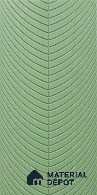 Green Patterned Decorative Wall Panel PN 02877 8 ft x 12 inch Charcoal Panel - 4 mm | Suitable for Feature Wall, TV Unit & Living Room | Width is Subjected to 5% Variation