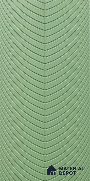 Green Patterned Decorative Wall Panel PN 02877 8 ft x 12 inch Charcoal Panel - 4 mm | Suitable for Feature Wall, TV Unit & Living Room | Width is Subjected to 5% Variation